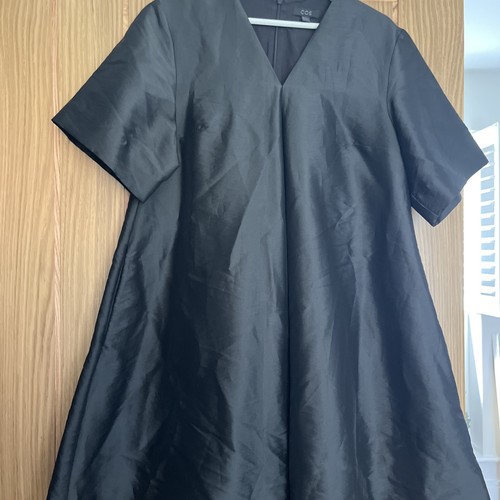 Cos black dress - size, 42,