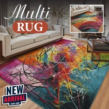 Multi Colours Large Area Rug