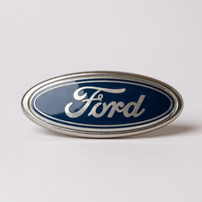Ford Oval Badge Blue 115mm x 45mm Replacement Badge Fits Ford Fiesta