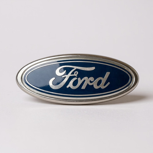 Ford oval badge blue 115mm - blue,