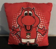 Wrexham AFC Red Football Badge Cushion 15” Reynolds Disney Red Dragon  