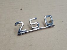 DAIMLER "250" BOOT BADGE FITS