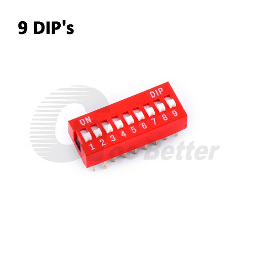 Slide dip switch module 54mm - slide, 2.54mm