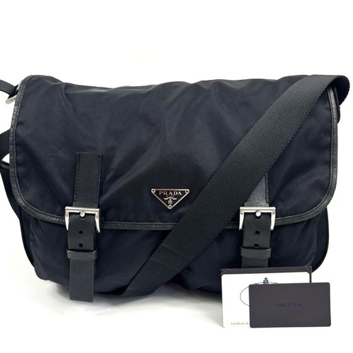 Prada triangle logo - prada, messenger