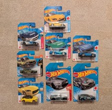 Hot Wheels JDM Lot of 8 Cars - Mazda RX7 RX3 Nissan GTR R35 Z Honda Civic S2000