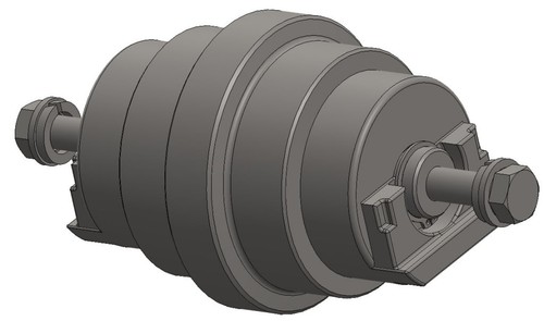 Bottom track roller for jcb - track,