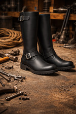 Handmade black leather - handmade,