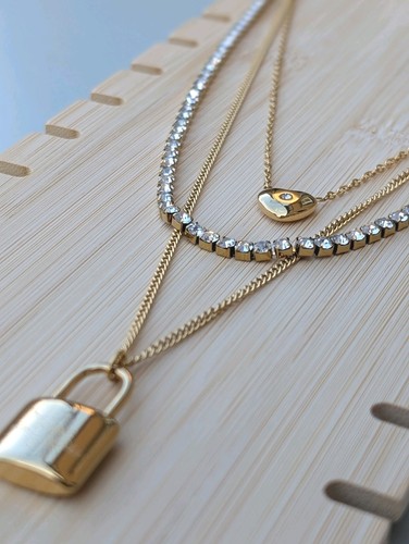 Ladies 18k gold plated fashion