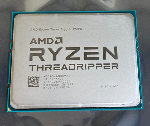 Amd ryzen threadripper - amd, 1920x