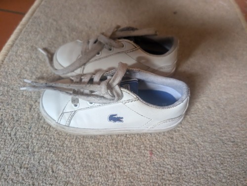 Lacoste kids trainers white - lacoste,