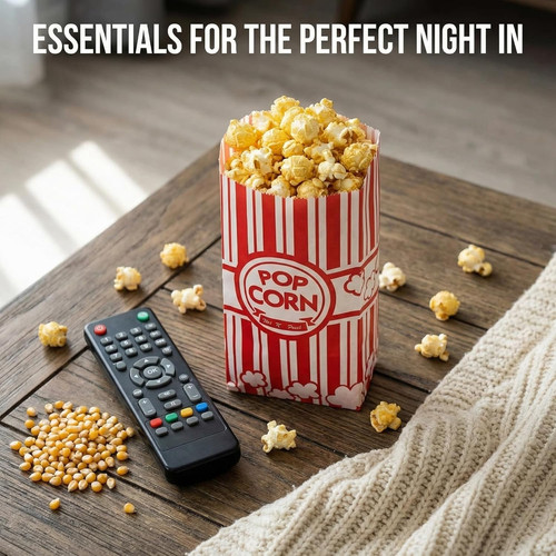 Tebery 200 pcs popcorn - popcorn, bags