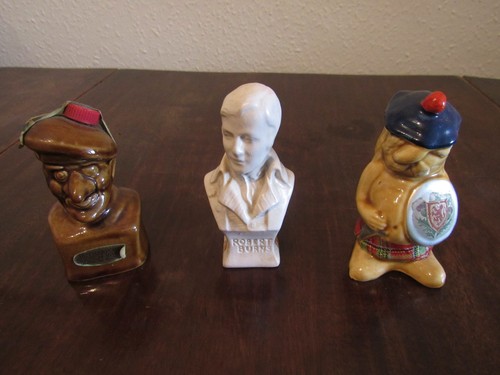 Three empty ceramic - , miniature