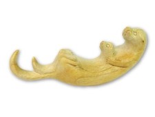 Wooden Otter Carving - Hand