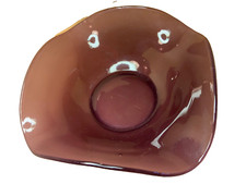 frosted glass purple fruit kitchen family table accessories 210mm square