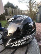 Lazer Tornado Zebra  Motorcycle Crash Helmet Size Medium