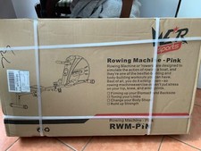 Rowing Machine Body Tonner Home Rower Fitness Cardio Workout Weight Loss - Pink