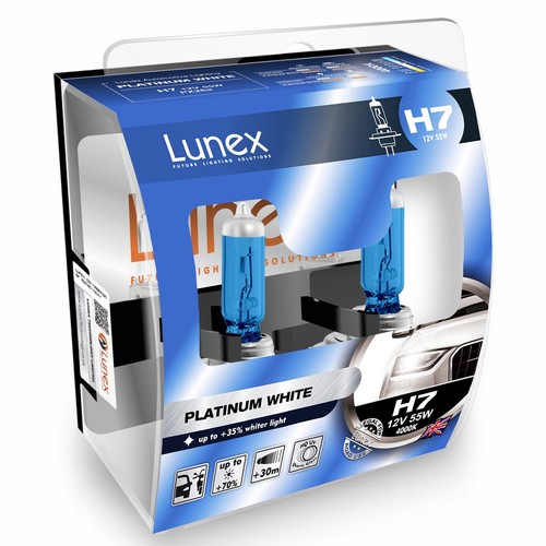 Lunex platinum white - platinum, h7