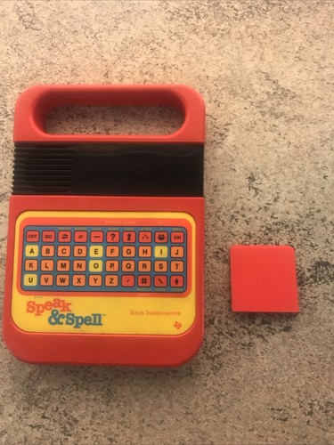Speak and spell vintage - and,