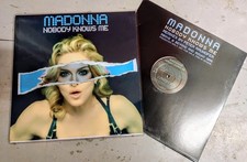 MADONNA NOBODY KNOWS ME  12" VINYL US   PROMO  - FREE CUSTOM MADE SLEEVE