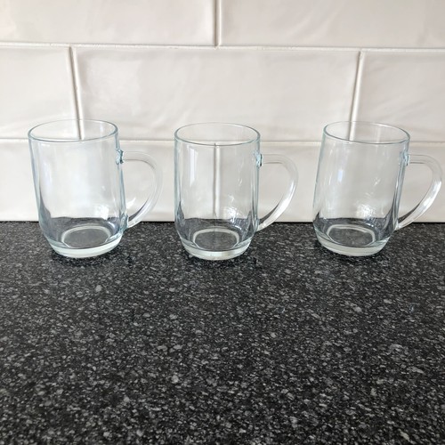 Vintage clear glass pint - clear,