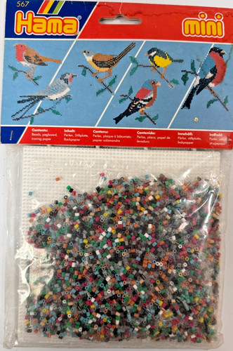Hama mini beads birds animal - hama,
