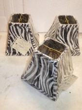 3pc VINTAGE LAMP SHADE SHORE