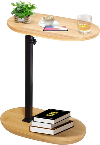 Shaped side table height - c,
