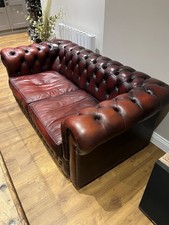 leather chesterfield sofa set