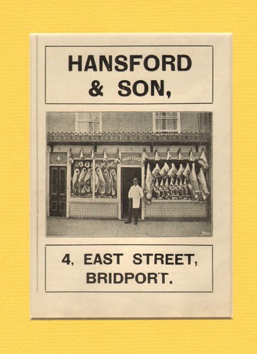 Early 1900s mounted advert - 1900s,
