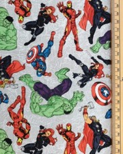 Avengers fabric UK 100% cotton
