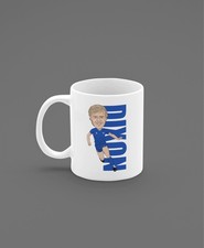 Chelsea Football Mug Kerry Dixon Graphic Cartoon Design art