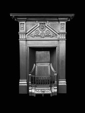 IMMACULATE CAST IRON FIREPLACE / FIRE SURROUND / VICTORIAN STYLE ‘THE DAISY’