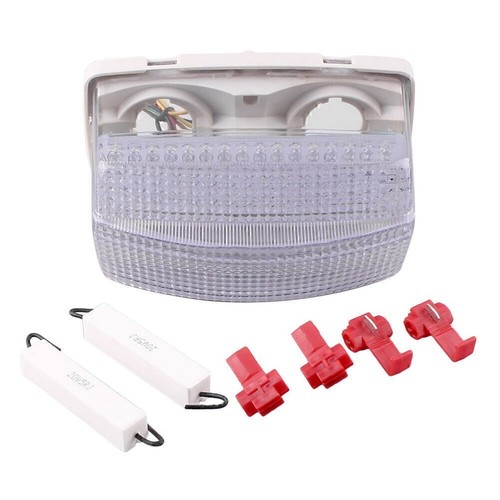 Clear rear tail light - rear,