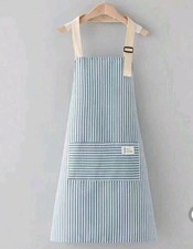 Apron Brand New Striped Blue