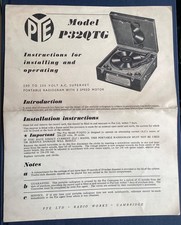 Pye P32QTG portable radiogram