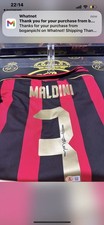 Becketts Signed Paolo Maldini Shirt AC Milan offers welcome  