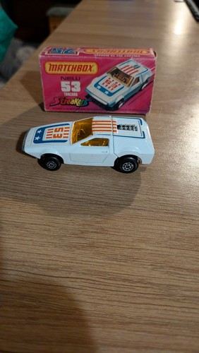 Matchbox car and - , box