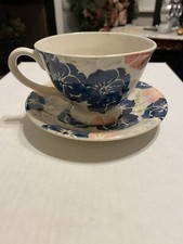 Royal Winton Pot Pourri Spongeware Cup and Saucer Hand Painted.  CM 3