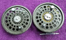 AIRFLO LIGHT SALMON / TROUT FLY REEL 3 3/4" WITH SPARE SPOOL GOOD WORKING ORDER