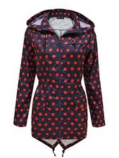 NEW WOMENS BLACK  RAIN MAC