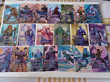 Critical Role Heroes of Exandria characters Vox Machina/Mighty Nein (20 cards)
