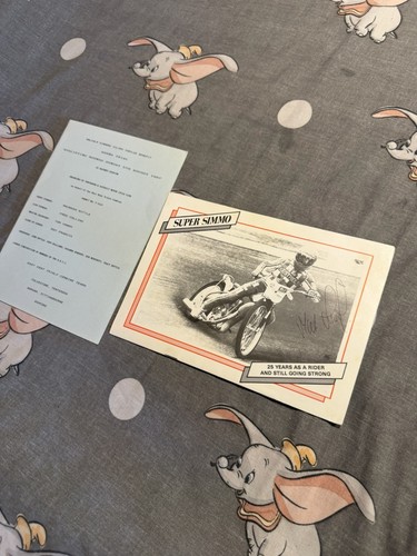 Signed malcolm simmons - signed,