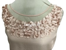 Jacque Vert Shantung Blush Punk Filigree Wiggle Dress Fit 16-18 Away 29.4