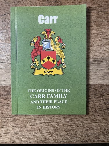 Carr surname book coat - surname,