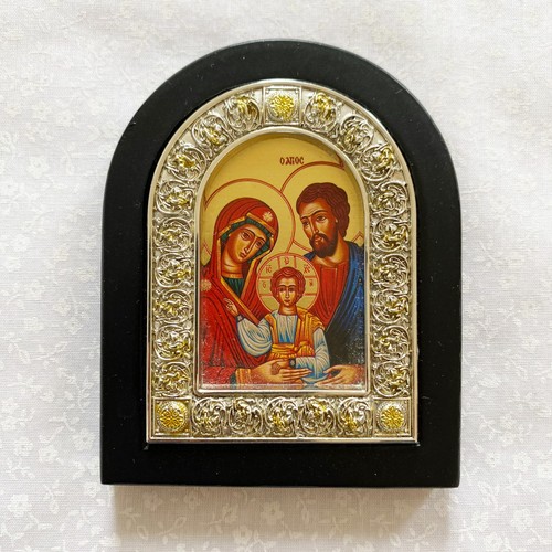Holy family icon byzantine - family,