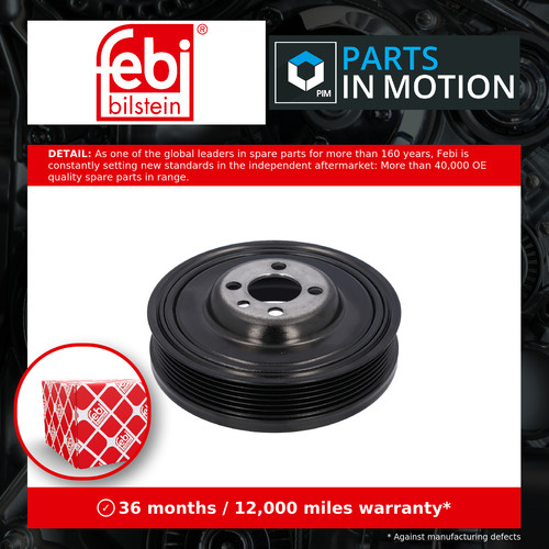Crankshaft pulley 26874 febi - crankshaft,