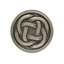 CELTIC KNOT METAL SHANK BUTTONS ANTIQUE BRONZE 15mm 19mm 23mm