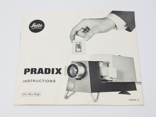 Leitz pradix slide - slide, projector