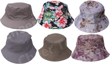 Mens Ladies Hat Plain Flower
