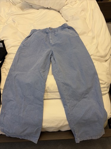 Zara baggy denim trousers - zara,